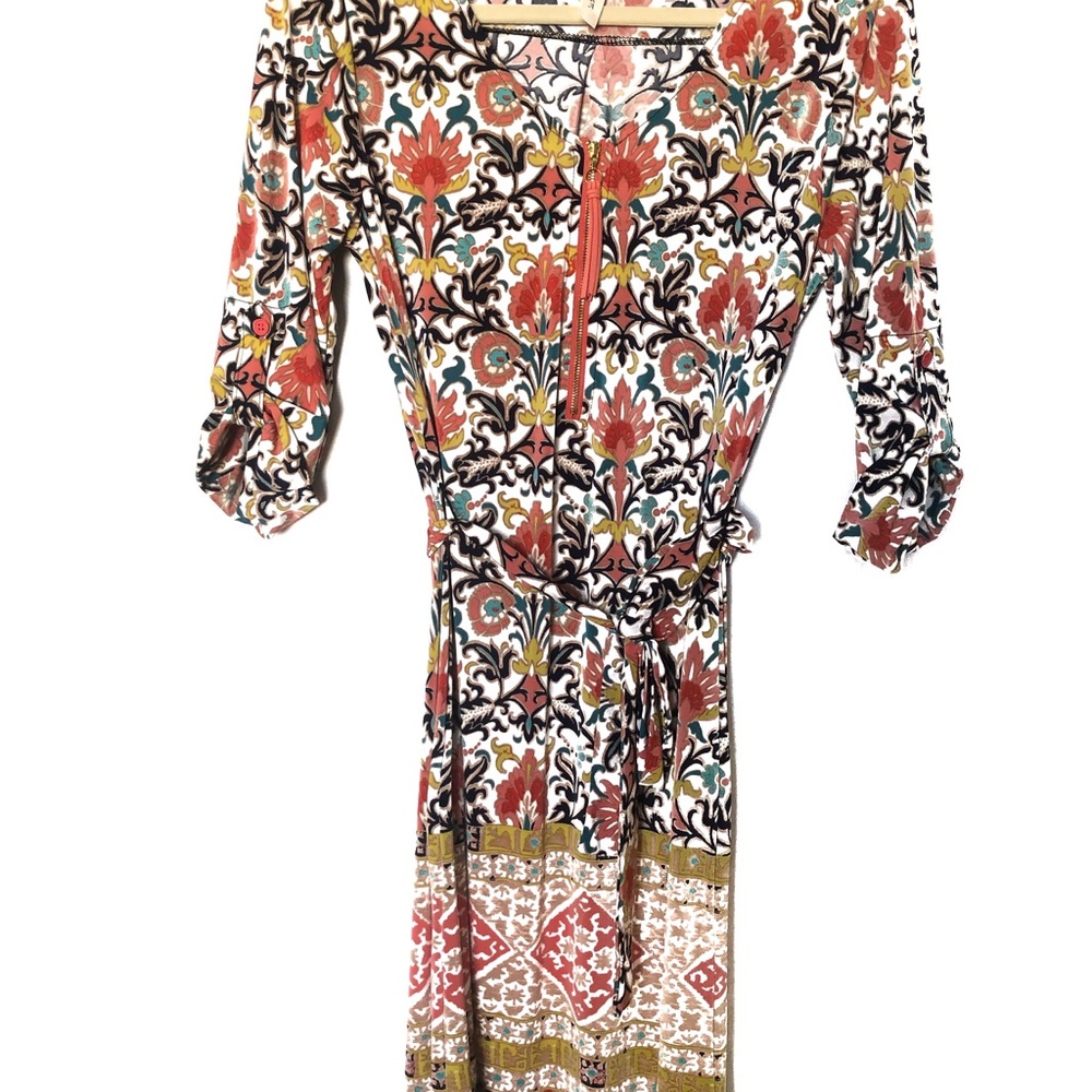 Tacera Tie waist dress